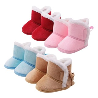 BabyL Winter Warm Toddler Shoes Indoor Baby Shoes Soft Sole Crib Boots