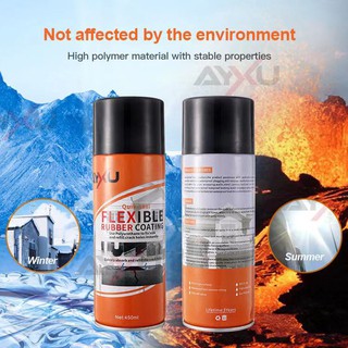 AYXU Quick Seal Flexible Rubber Coating REPAIR SPRAY 450ML leakproof