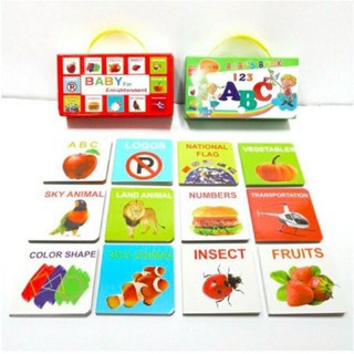 12 series in 1 mini Educational book baby for enlightenment board book