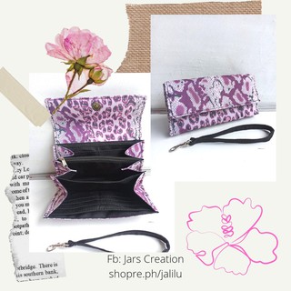 Clutch wallet with wrist strap MADE TO ORDER