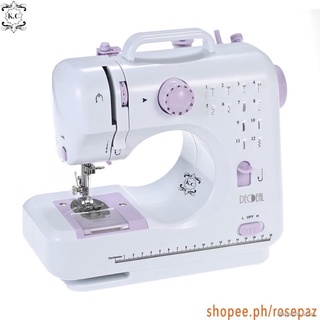 【SPOT】♠K.C☆Good Quality☆ ZH928 Sew Simple 12-Stitch Sewing Machine Portable Mini Electric Sewing Mac