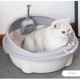 [Fat Fat Cute Dog]Cat Litter Box w/ Scoop