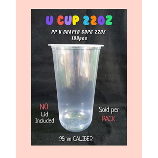PP U-Cups and PP Cups for Milk Tea