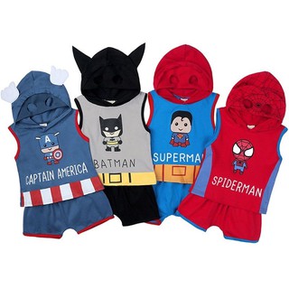 Super Hero Costume for Babies Batman Superman Captain America Spiderman