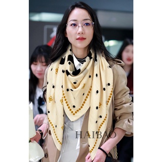 The most important thing [FF wave point print] cashmere scarf holiday and daily very good matching m