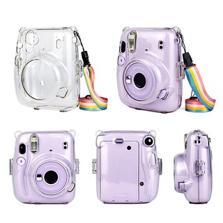 【Jualan spot】 Shockproof Cover Box For Fujifilm Instax Mini 7s 7c 11 Instant Transparent Film Camer
