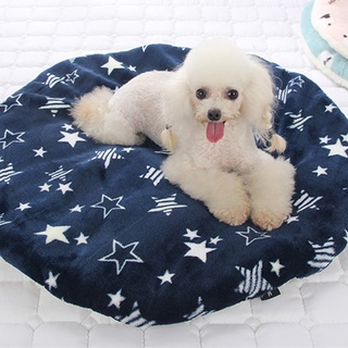 Round Dog Bed Mat Pet Sleeping Bed for Dog Cat Fluffy Plush Pets Cushion for Puppy Teddy Soft Warm Cat Basket Dog Accessories (6)