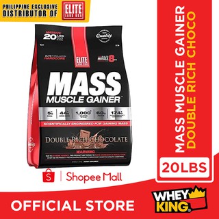 Elite Labs USA Muscle Mass Gainer 20 LBS