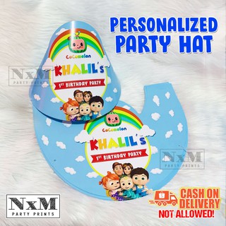 Personalized COCOMELON Party Hats