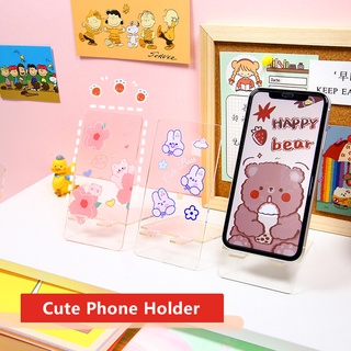 Moblie Phone Holder Cute Transparent Acrylic Phone Stand