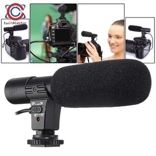 3.5mm Universal Microphone External Stereo Mic for Canon Nikon DSLR Camera DV Camcorder (1)