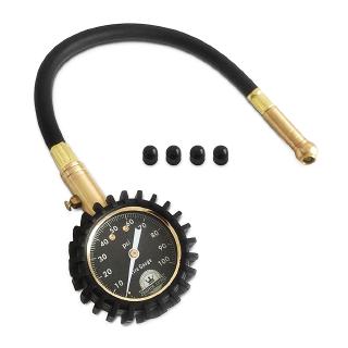 Heavy Duty Tire Pressure Gauge Tire Gauge for Your Truck with 4 Free Valve Caps