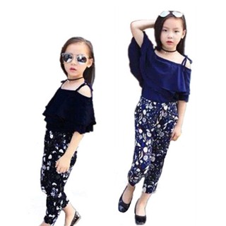 kids Korean fashion girls terno (1)
