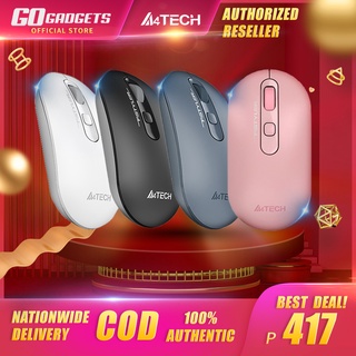 A4Tech Fstyler FG20 Optical Wireless Mouse 2.4GHz 2000dpi 125GHz USB Nano Win 10/11 Laptop/PC