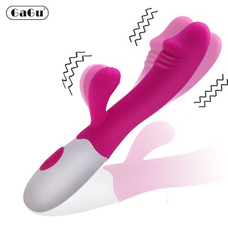 GaGu Multiple Frequency G Spot Vibrator Dildo Dual Vibration Silicone Waterproof Erotic Penis Clitor