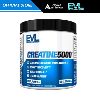 EVL Creatine 5000 Micronized Creatine Monohydrate Powder - 60 servings 300g (1)