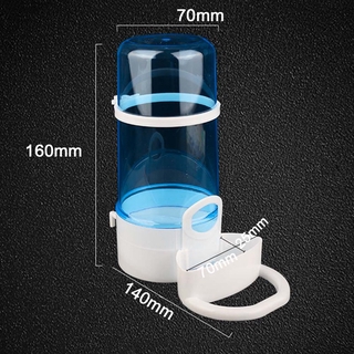 Automatic Pet Feeder Waterer, Bird Hamster Small Animal Feeder, Automatic Feeding Device Water Dispenser For Hamster Bird Pigeon Parrots Mini Hedgehog With Holder (4)