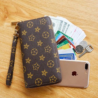 LV Wallet(Unisex )Long/Single zipper/Cellphone/Card/Coin purse