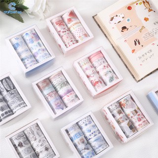 CR 10Pcs/Lot Washi Tape Masking Tape DIY Scrapbooking Diary Journal Decoration Tape