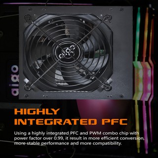 【3-year warranty】Aigo GP550 550W PC Power Supply PSU ATX Psu 80 plus Bronze UK Plug Active Flex ITX 12V PC Power supply Cooling Fan For Intel AMD PC (6)