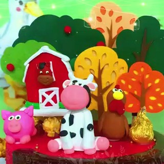 Cake Topper Personalised Set Farm Animal Cake Decoration Kit Birthday Holiday Animals Favors Gift