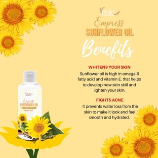 body careAuxwork Empress Sunflower Oil Authentic Whitens Underarm,Elbow,Knees,InnerThigh & Other Dar