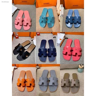 ∏Classic H flat slippers slippers