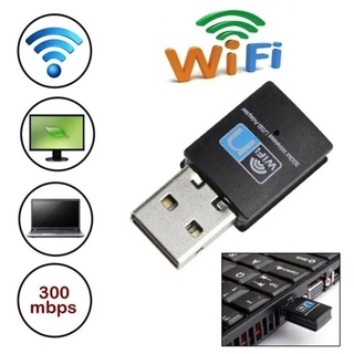 300Mbps Mini Wireless USB WiFi Adapter 802.11 b/g/n Network LAN Card Dongle