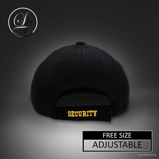 Security Embroidered Adjustable Cap Baseball Hat (Law Enforcement Hat Black) Cap for men Hat Hip Hop (4)