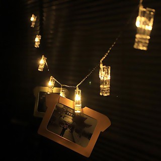 White LED Photo Clips String Lights Picture Album Cards (9)