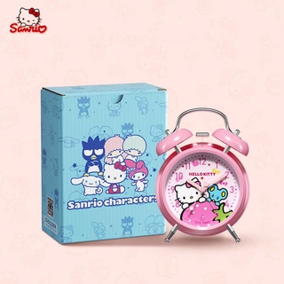 Sanrio Hello Kitty My Melody Cartoon Bedroom Alarm Clock Student Creative Luminous Alarm Clock Kids Cute Alarm Clock