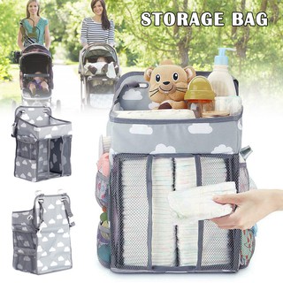 NU Baby Stroller Hanging Nursery Organizer Multifunctional Diaper Storage Bag Baby Diaper Organizer (1)