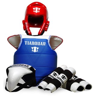 Taekwondo Gear Adult Thickening Chest Protector Shin Guards