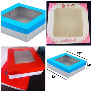 Cake box 12x12x4|12x12x5 sold by 5pcs set