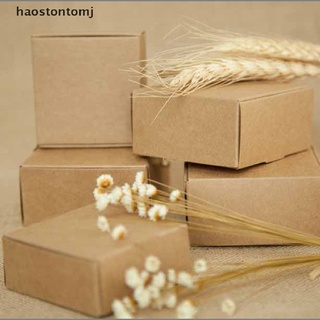 [haostontomj] 5pcs Kraft paper box handmade soap box gift box packaging jewelry Easter box [haostontomj] (5)