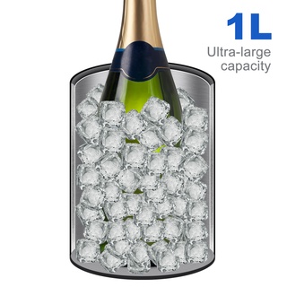 BY-Scratch-resistant Stainless Steel Non-slip Ice Bucket Wine Cooler for Beer Champagne Wine