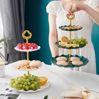 Ulife 3Tier Cake Dessert Stand Cupcake Pastry Cookie Tray Rack Candy Buffet Fruit Holder for Wedding