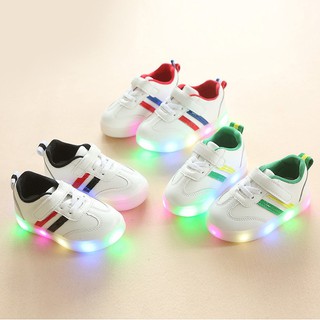 children's LED light up shoes boys girls sports skate shoes