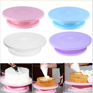 10 Inch Cake Turntable Rotating Cake Mold Round Stand Turntable Rotation Decorating Pastry Supplies