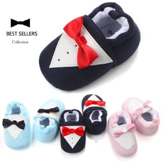 Gentleman Baby Girls Boys Toddler Sneakers Soft Sole Ankle Infant First Walkers Crib Anti-slip Shoes