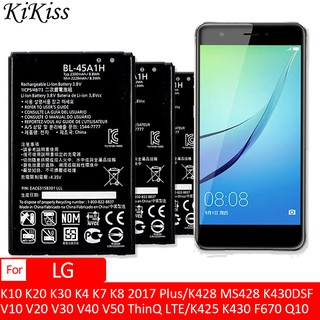 BL-45A1H Battery For LG K10 K20 K30 K4 K7 K8 2017 Plus/V10 V20 V30 V40 V50 ThinQ LTE K425 K428 MS428
