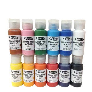 Acrylic paint /perma paint one set 12colors 30ml each