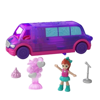 Polly Pocket Compact Places Pollyville Vehicle - Party Limo