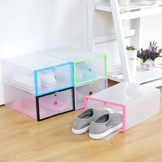 Phoebe's DIY transparent clear heart/circle shoe box organizer drawer type
