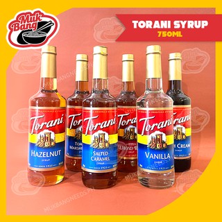 Torani Original Coffee Syrups 750ml (1)