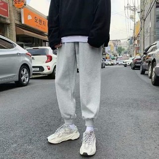 Pants men s spring and summer loose-fitting sports Korean version of the trend large-size students