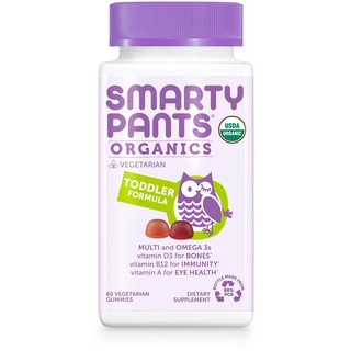 SmartyPants Vitamins Organic - Toddler Formula 60 Gummies