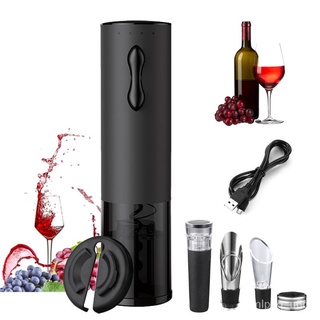 Rechargeable Electric Wine Opener With Power Display Light USB Automatic Red Wine Corkscrew Cordless