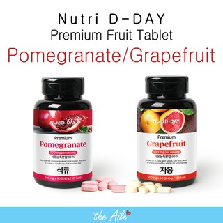 [NUTRI D-DAY] Premium Fruit Tablet / Pomegranate / Grapefruit (500mg * 90 tablets)