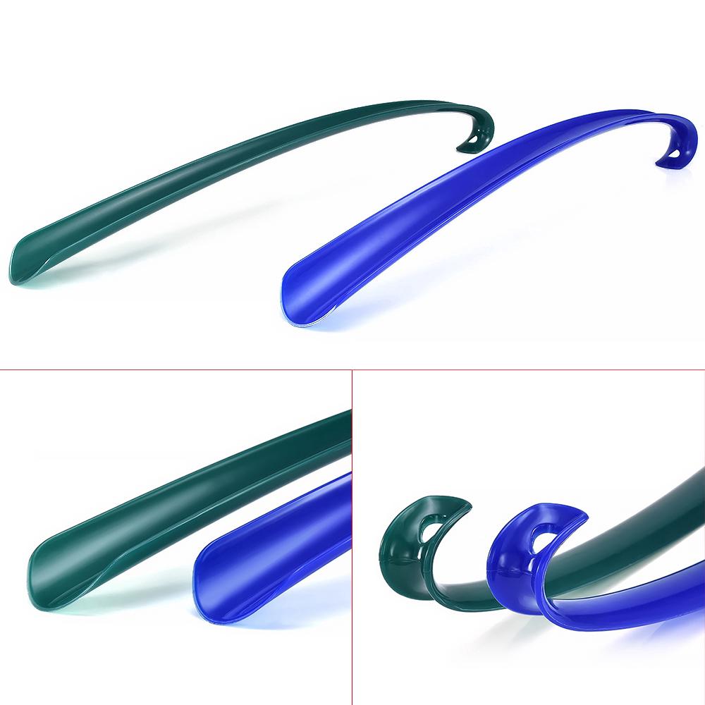 Portable Long Handle Shoe Horn Lifter Disability Aid Stick Durable Flexible (8)